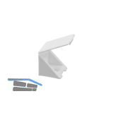 HENKE Schrankverbinder Corner 3, mit Klappe und 2 Senkbohrungen � 4,5 wei�