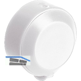 Abdeckkappe f�r Schrauben mit angespitztem Deckel, Au�en �13.5, Kunststoff wei�