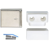 Schrankverbinder KM 270, 34 x 30 x 19 mm, Kunststoff wei�