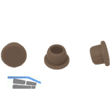 LAMELLO Clamex Abdeckkappen, Kunststoff RAL 8017 schokoladenbraun, VPE 5000