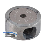 Exzentergeh�use Bohr � 35, H�he 17 mm, Zamak grau