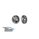 Einh�ngeverbinder KORFU fix, Kunststoff grau