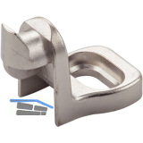 R�ckwandverbinder T3, 32 x 18 x 23,5 mm, Zinkdruckguss vernickelt