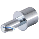 LAMELLO Cabineo X Bodentr�ger �3 mm, Stahl vernickelt, 500 St�ck