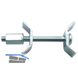 Arbeitsplattenverbinder, L 65 mm, Ma� X 32-41 mm, Stahl verzinkt