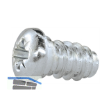 Systemschraube Panhead, 6,3x13 mm, PZ, Stahl verzinkt