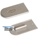 LAMELLO Cabineo Abdeckkappe, Kunststoff Metalloptik Nickel, VPE 100