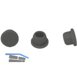 LAMELLO Clamex Abdeckkappen, Kunststoff RAL 7022 umbragrau, VPE 100