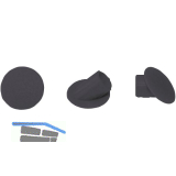 LAMELLO Clamex Abdeckkappen 45�, Kunststoff RAL 9011 graphitschwarz, VPE 100