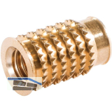 LAMELLO Cabineo Muffe M6 Messing L�nge 15,3 mm 500 Stk.