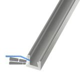KEILVERBINDER Schiene ungebohrt, 3000 mm, Aluminium blank