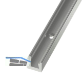 KEILVERBINDER Schiene gebohrt, 595 mm, Aluminium blank