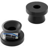 KEILVERBINDER-H�lse, Hartkunststoff schwarz