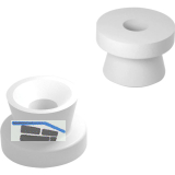 KEILVERBINDER-H�lse, Hartkunststoff wei�