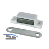 MACO Magnetschnapper M2 inkl. Gegenst�ck, Haltekraft 6kg, Kunststoff wei�