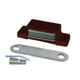 MACO Magnetschnapper M2 inkl. Gegenst�ck, Haltekraft 6kg, Kunststoff braun