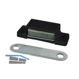 MACO Magnetschnapper M2 inkl. Gegenst�ck, Haltekraft 4kg, Kunststoff schwarz
