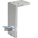 Dekorfu� Fonda 200 x 10 mm, L�nge 200 mm, Aluminium, verchromt