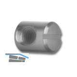 Quergewindebolzen, �10, L�nge 14 f�r Verbindungsschraube M6, Stahl blank