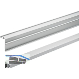 HETTICH TopLine L Lauf- und F�hrungsschienenset 4000 mm, Aluminium eloxiert