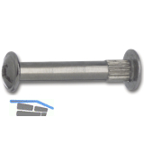 Verbindungsschraube - M4, Kreuzschlitz, �5, Holzst�rke 30-40, Zink vernickelt