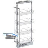 VS TAL Larder 3 Hochschrankauszug Set Classic KB 300 mm Silber