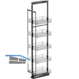 VS TAL Larder 6 Hochschrankauszug Set Classic KB 400 mm Lava