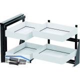 VS COR FOLD Eckauszug Set Planero KB 900 mm links Wei�/Lava