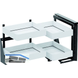 VS COR FOLD Eckauszug Set Planero KB 900 mm rechts Wei�/Lava