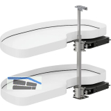 VS Cornerstone Maxx Eckauszug Planero EH 650/KB 1000/FB 600 mm links Wei�