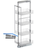 VS TAL Larder 3 Hochschrankauszug Set Saphir KB 400 mm Silber/Chrom