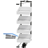 VS TAL Gate Hochschrankauszug Set Planero 1200 - 1450 mm KB 450 mm Wei�/Lava