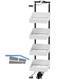 VS TAL Gate Hochschrankauszug Set Planero 1450 - 1700 mm KB 450 mm Wei�/Lava