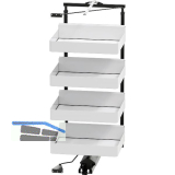 VS TAL Gate Hochschrankauszug Set Planero 1200 - 1450 mm KB 600 mm Wei�/Lava