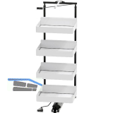 VS TAL Gate Hochschrankauszug Set Planero 1450 - 1700 mm KB 600 mm Wei�/Lava