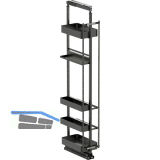 VS TAL Larder 6 Flex Hochschranksauszug Planero Iron KB 300 mm Lava