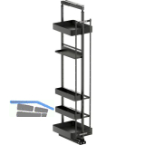 VS TAL Larder 6 Flex Hochschranksauszug Planero Iron KB 400 mm Lava