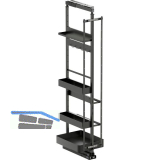 VS TAL Larder 5 Flex Hochschranksauszug Planero Iron KB 400 mm Lava