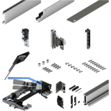 HAWA Concepta III Set, 25 Push links, T�rh�he 1200 - 2200 mm