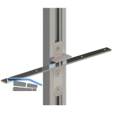 VOLPATO Stili Korpustr�ger, Aluminium schwarz eloxiert