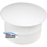 Abdeckkappe f�r Blindl�cher, Au�en-� 10, Schaft-� 7, Kunststoff wei� RAL 9010