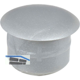 Abdeckkappe f�r Blindl�cher, Au�en-� 15, Schaft-� 12, Kunststoff silber RAL 9006