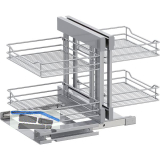 VS COR Flex Eckauszug Set Classic KB 1000 mm Silber