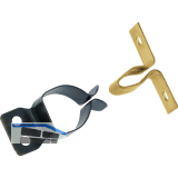 Federschnapper, Stahl vermessingt