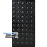 TDK T�ranschlagd�mpfer selbstklebend, rund, �8 x 1.6, Kunststoff schwarz