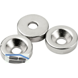 Scheibenmagnet mit Bohrung ؠ15�mm H 4mm