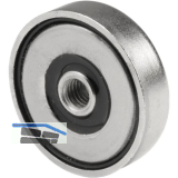 Topfmagnet mit Innengewinde M5 � 25 mm,