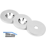 Metallscheibe mit Senkbohrung � 27 mm