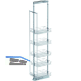 VS TAL Larder 7 Hochschrankauszug Set Saphir KB 400 mm Silber/Chrom