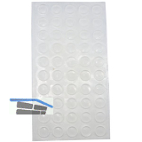 TDK T�ranschlagd�mpfer selbstklebend, rund, �7 x 1.5, Kunststoff transparent